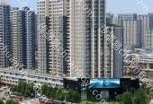 河北石家庄桥西区建设南大街中天世都天银大厦门口（天津银行）写字楼LED屏