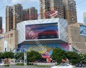 江门北新区 CBD 十字路口核心地标｜奥园广场 334㎡巨型全彩户外 LED 广告大屏