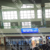 株洲火车站广告 株洲站候车厅检票口楣头灯箱广告（按季度投放）