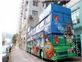 澳门有轨双层旅游巴士车身广告