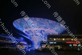 地标广告 上海世博谷灯光秀广告