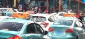 湖南省湘西州凤凰县全城巡游出租车车顶移动户外 LED 显示屏