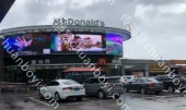 台州市临海市甬台温高速台州服务区麦当劳楼顶户外 LED 屏