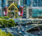 户外广告 武汉恒隆广场 + 武商 MALL 商圈集群 K11 双屏联动品牌形象宣传投放资源