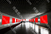 铁路广告 石河子站出站通道
